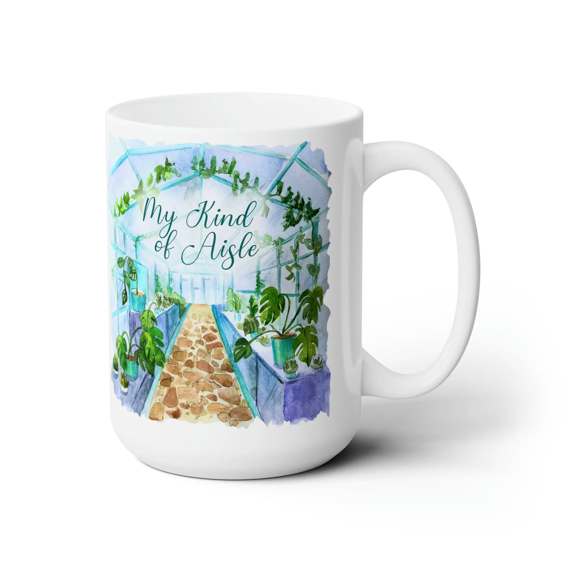 Empowerment Coffee Mug, Inspiring Women's Green Thumb Plant Lovers Cup, 15 oz My Kind of Aisle