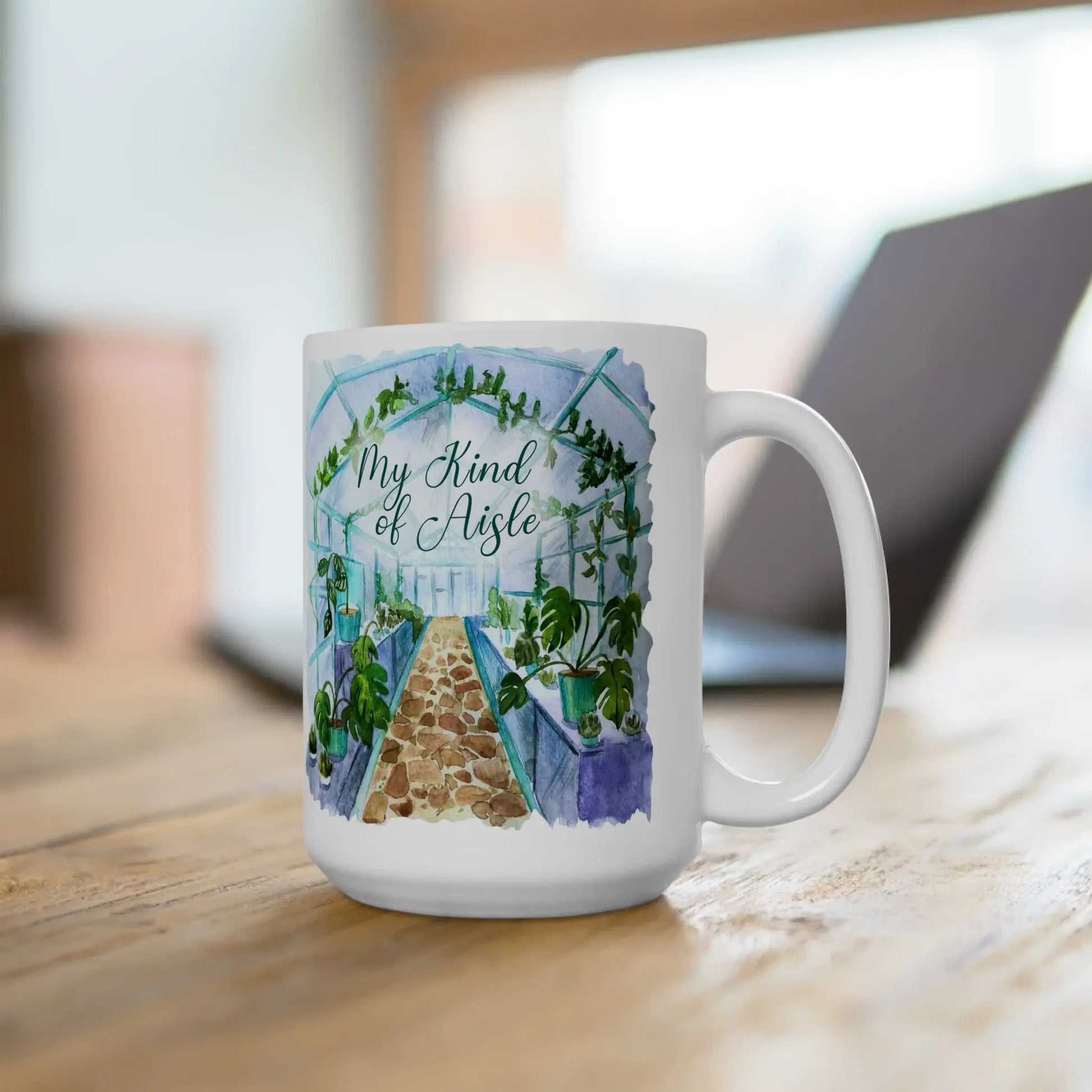 Empowerment Coffee Mug, Inspiring Women's Green Thumb Plant Lovers Cup, 15 oz My Kind of Aisle