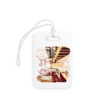 Empowerment Luggage Tag, Inspiring Women's Chic Coffee Shop Travel Accessory My Kind of Aisle