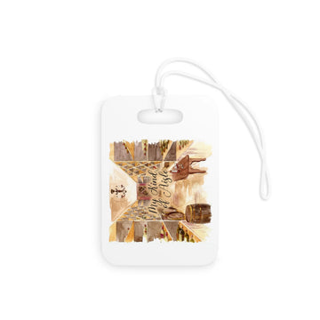 Empowerment Luggage Tag, Inspiring Women's Wine Travel Bag Accessory My Kind of Aisle