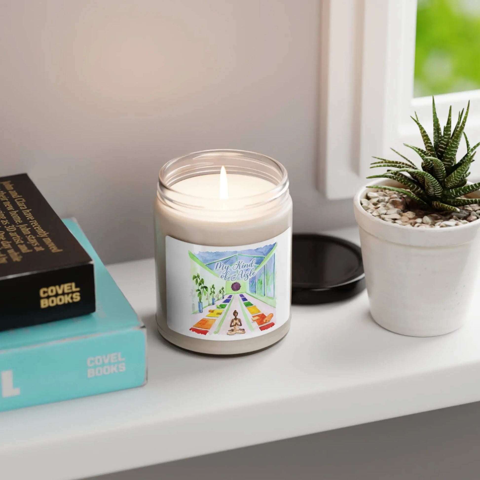 Empowerment Scented Candle, Inspiring Women's Yoga Studio My Kind of Aisle