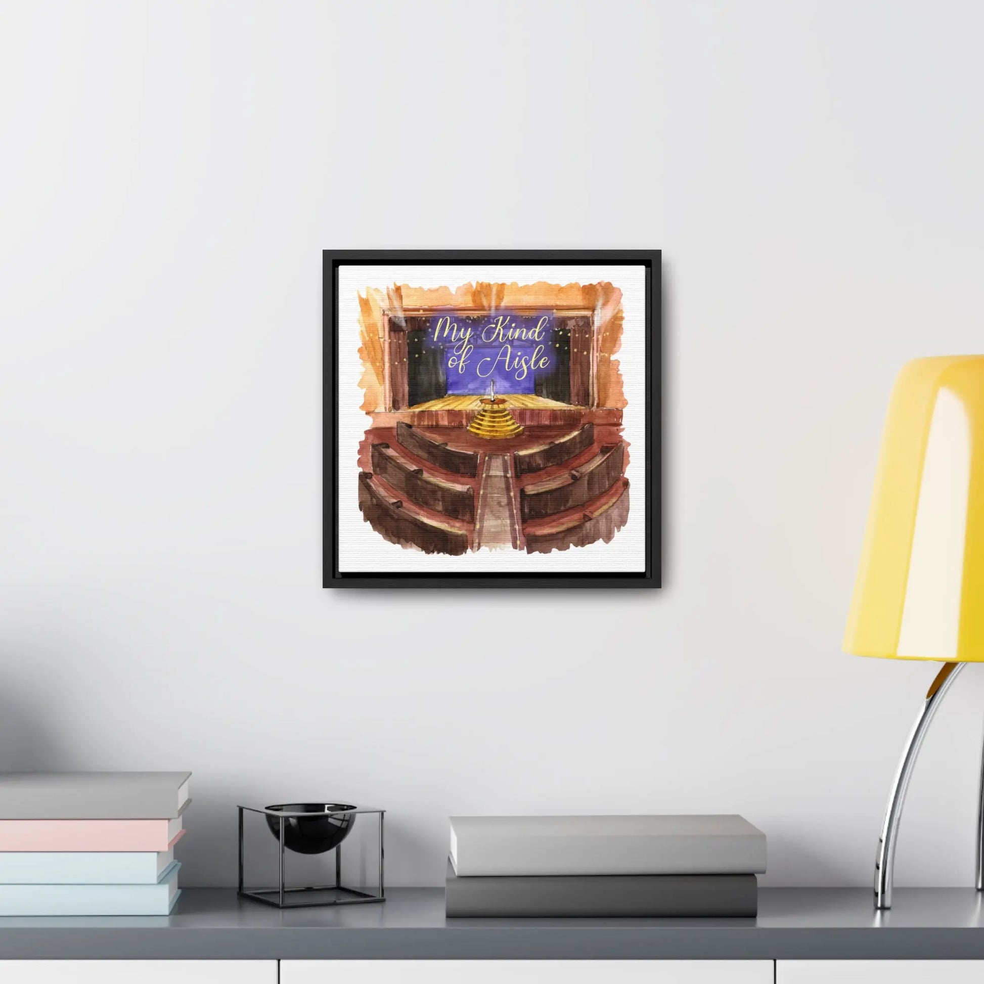 Empowerment Canvas Print, Framed, Inspiring Ryman Auditorium My Kind of Aisle