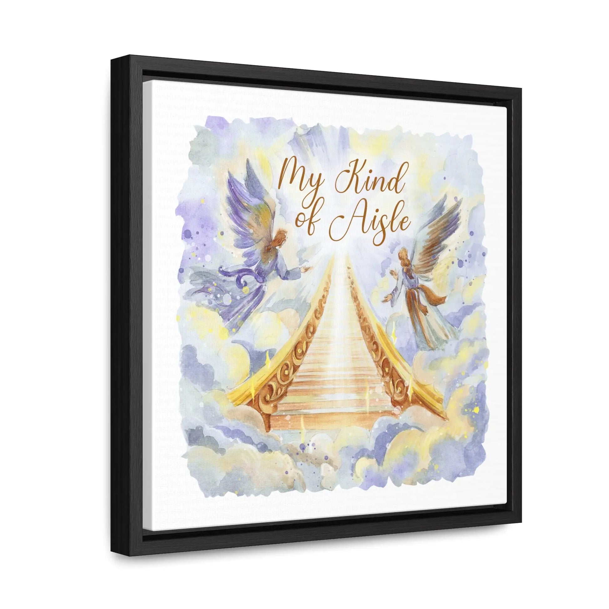 Empowerment Canvas Print, Framed, Inspiring Stairway to Heaven Printify