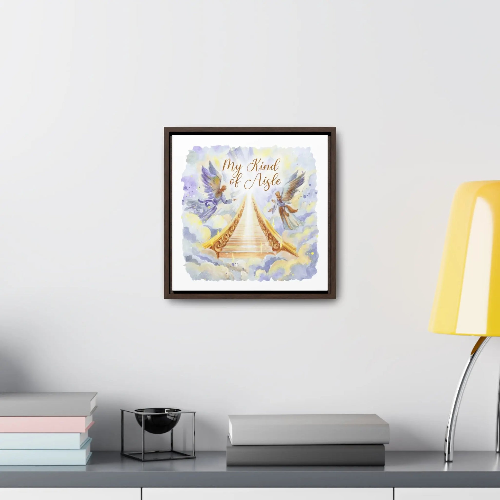 Empowerment Canvas Print, Framed, Inspiring Stairway to Heaven Printify