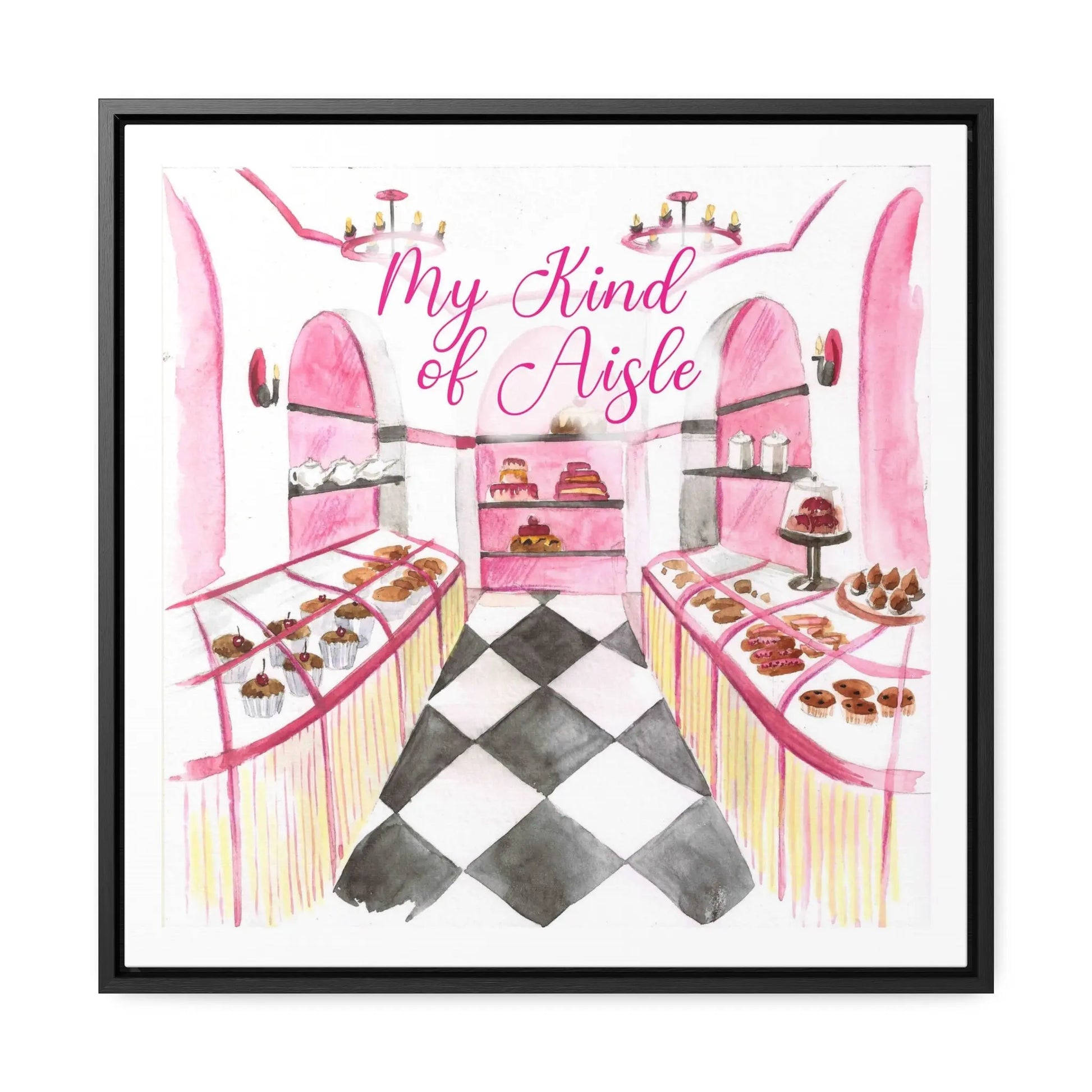 Empowerment Canvas Print, Framed, Inspiring Women's Bakery My Kind of Aisle