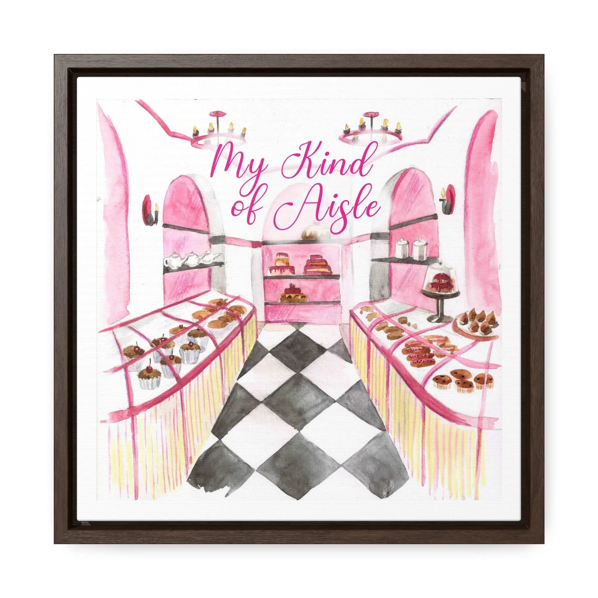 Empowerment Canvas Print, Framed, Inspiring Women's Bakery My Kind of Aisle