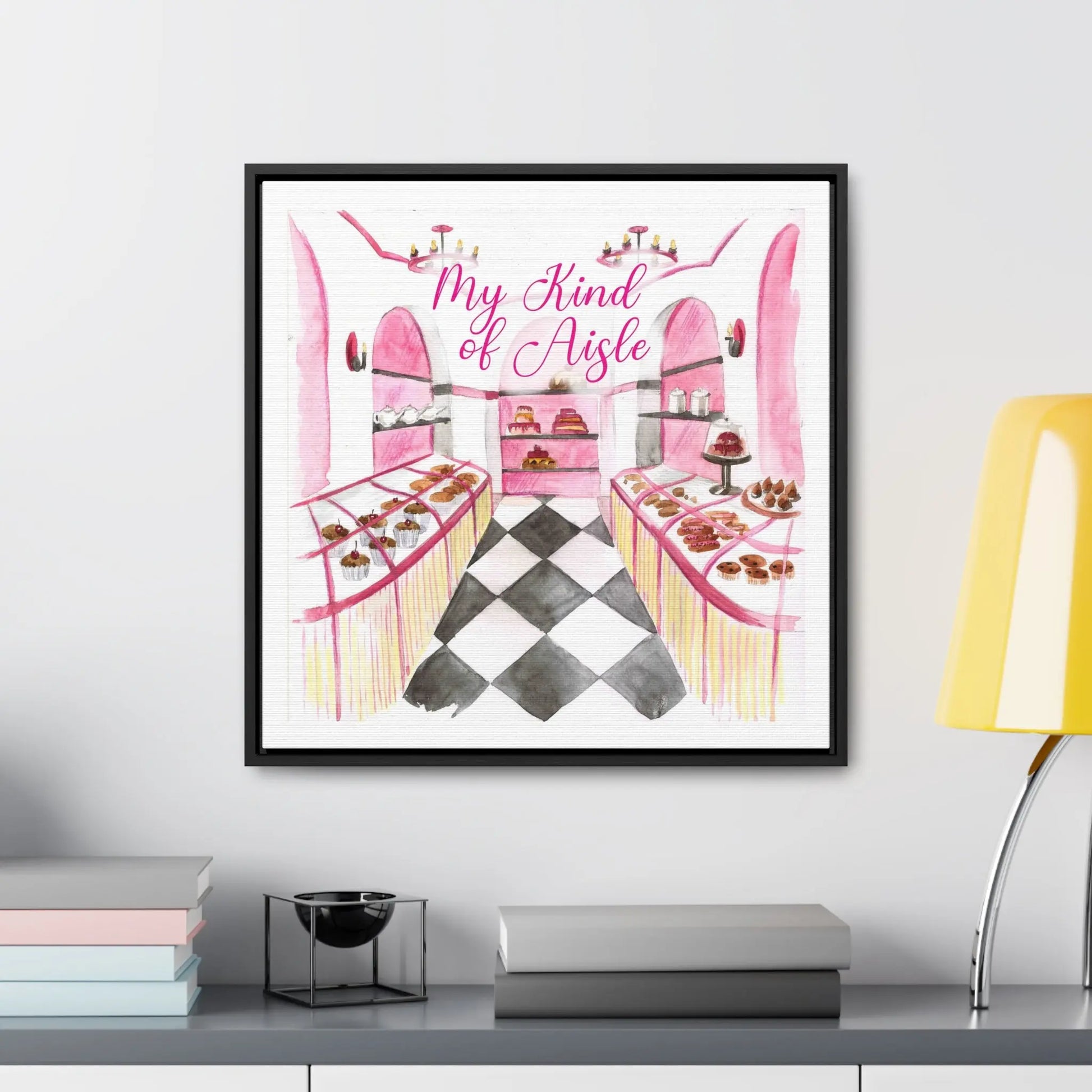 Empowerment Canvas Print, Framed, Inspiring Women's Bakery My Kind of Aisle