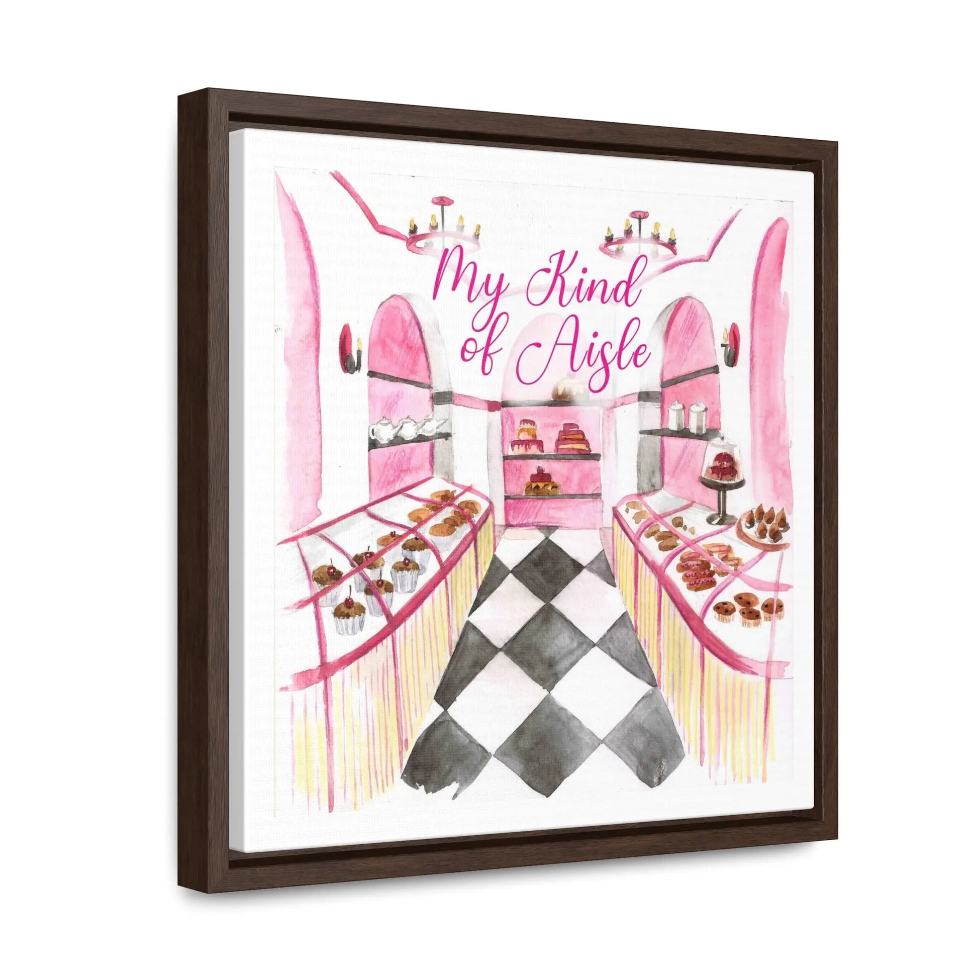 Empowerment Canvas Print, Framed, Inspiring Women's Bakery My Kind of Aisle