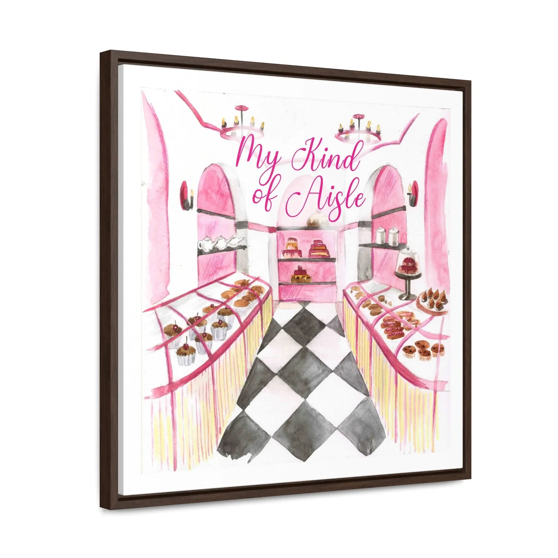 Empowerment Canvas Print, Framed, Inspiring Women's Bakery My Kind of Aisle