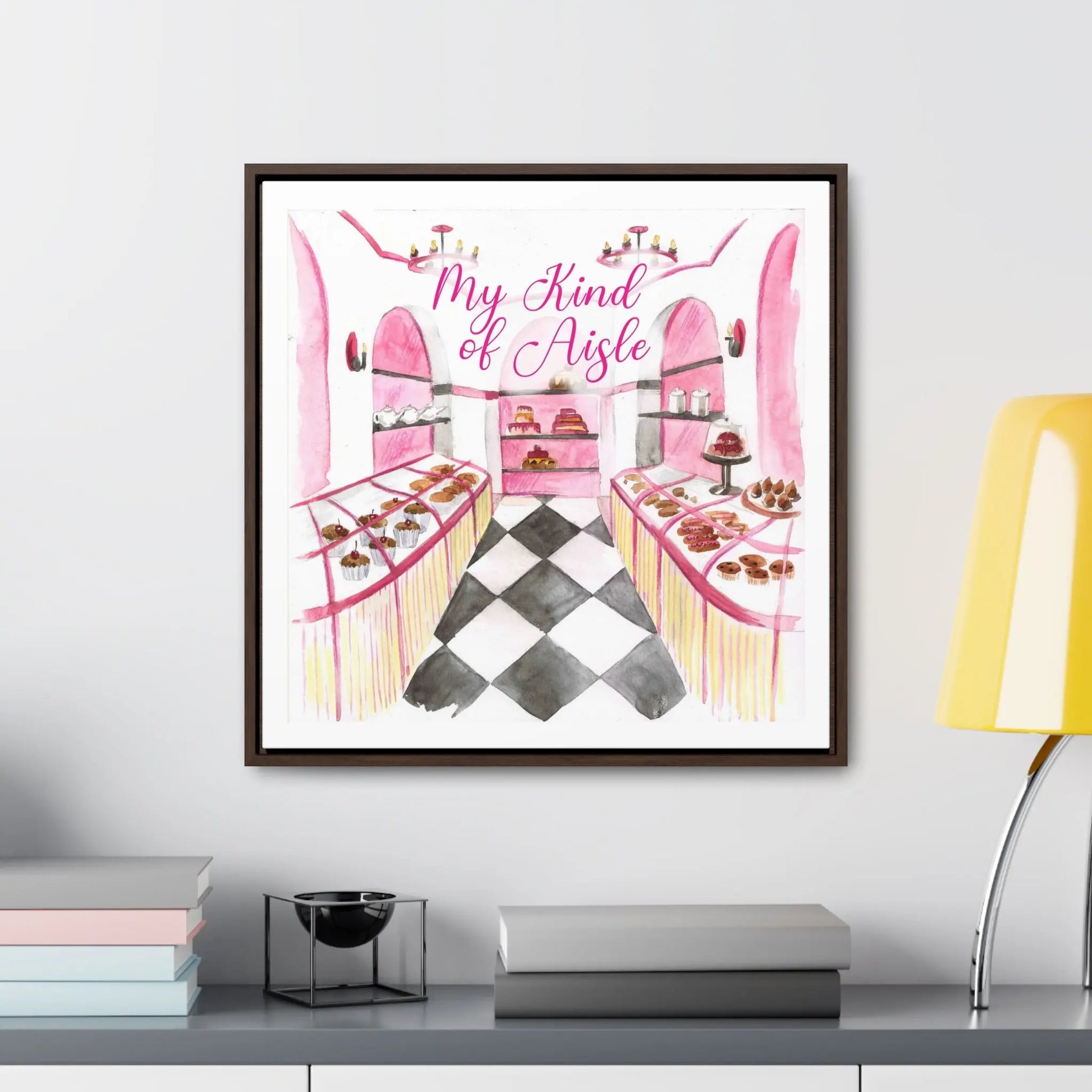 Empowerment Canvas Print, Framed, Inspiring Women's Bakery My Kind of Aisle