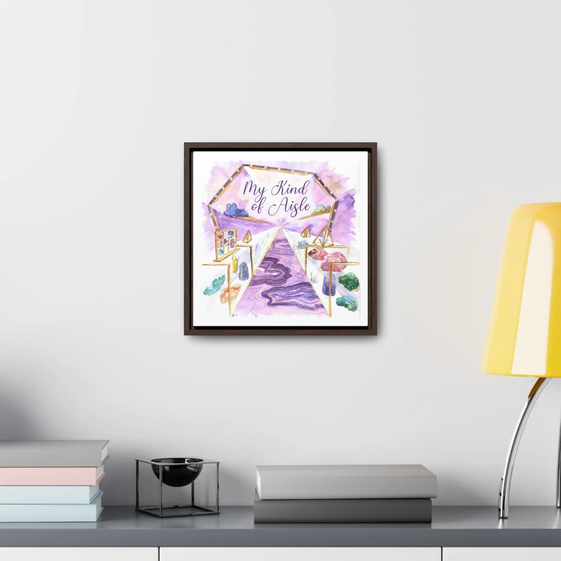 Empowerment Canvas Print, Framed, Inspiring Women's Crystal Shop My Kind of Aisle