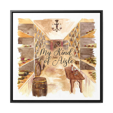 Empowerment Canvas Print, Framed, Inspiring Women's Wine Aisle