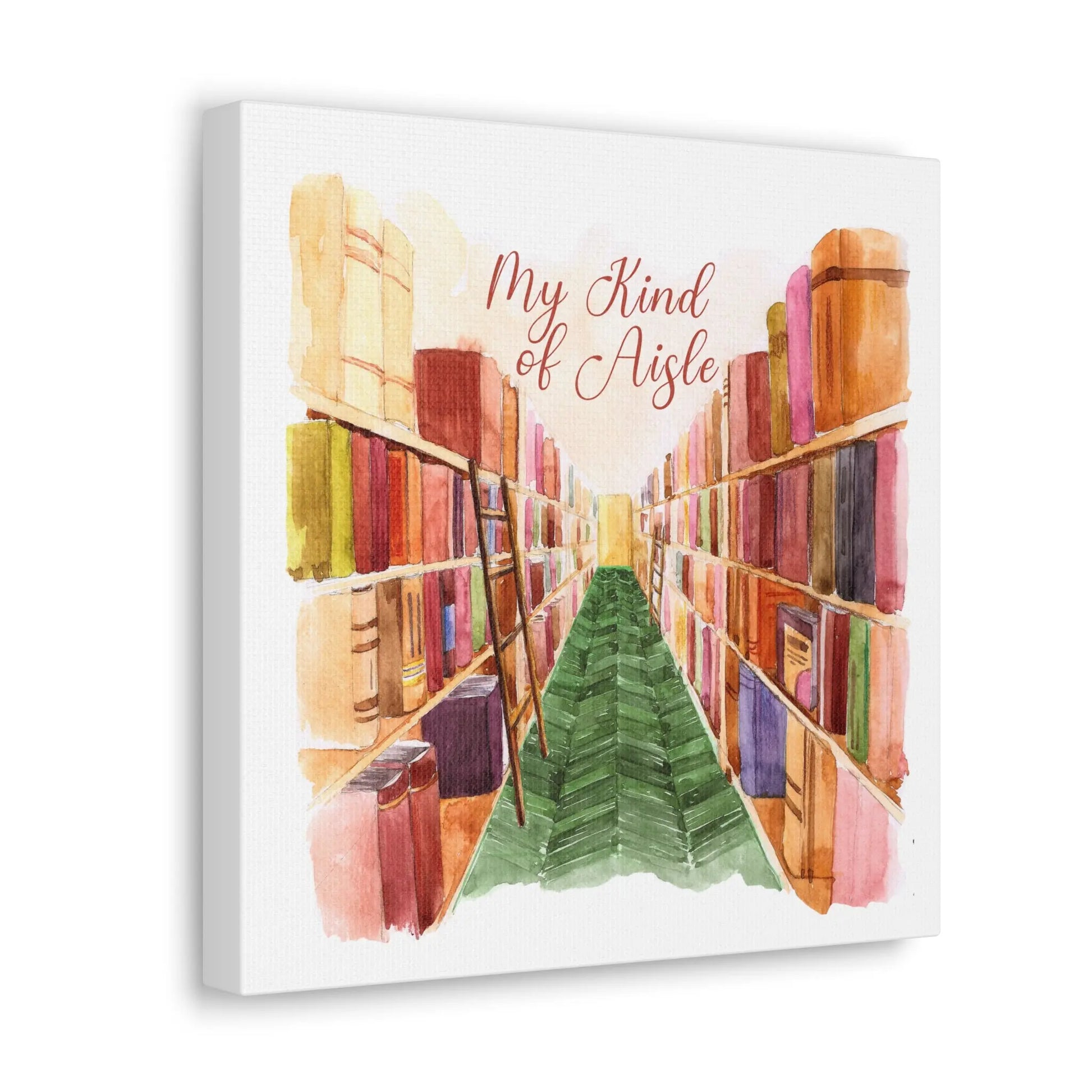 Empowerment Canvas Print, Inspiring Women's Bookstore My Kind of Aisle