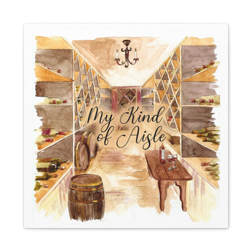 Empowerment Canvas Print, Inspiring Women's Wine Aisle