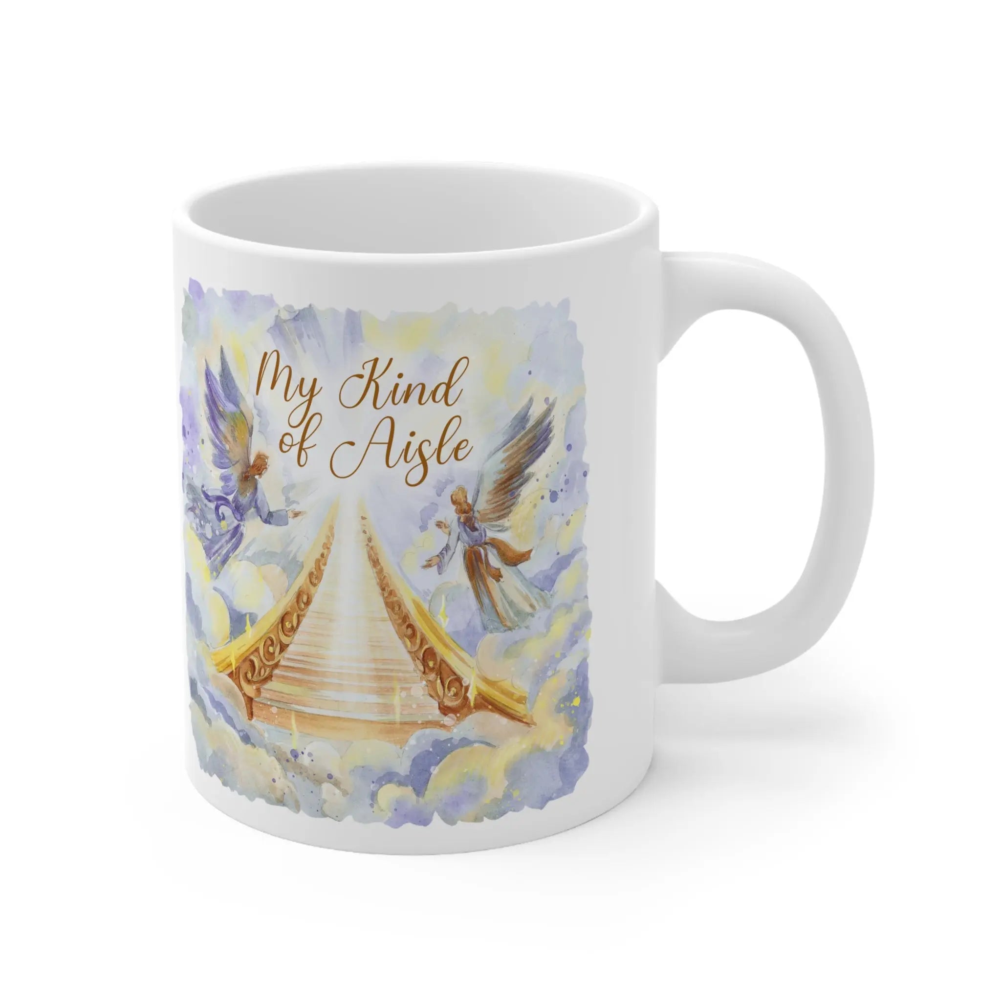 Empowerment Coffee Mug, Inspiring Stairway to Heaven, 11 oz Printify