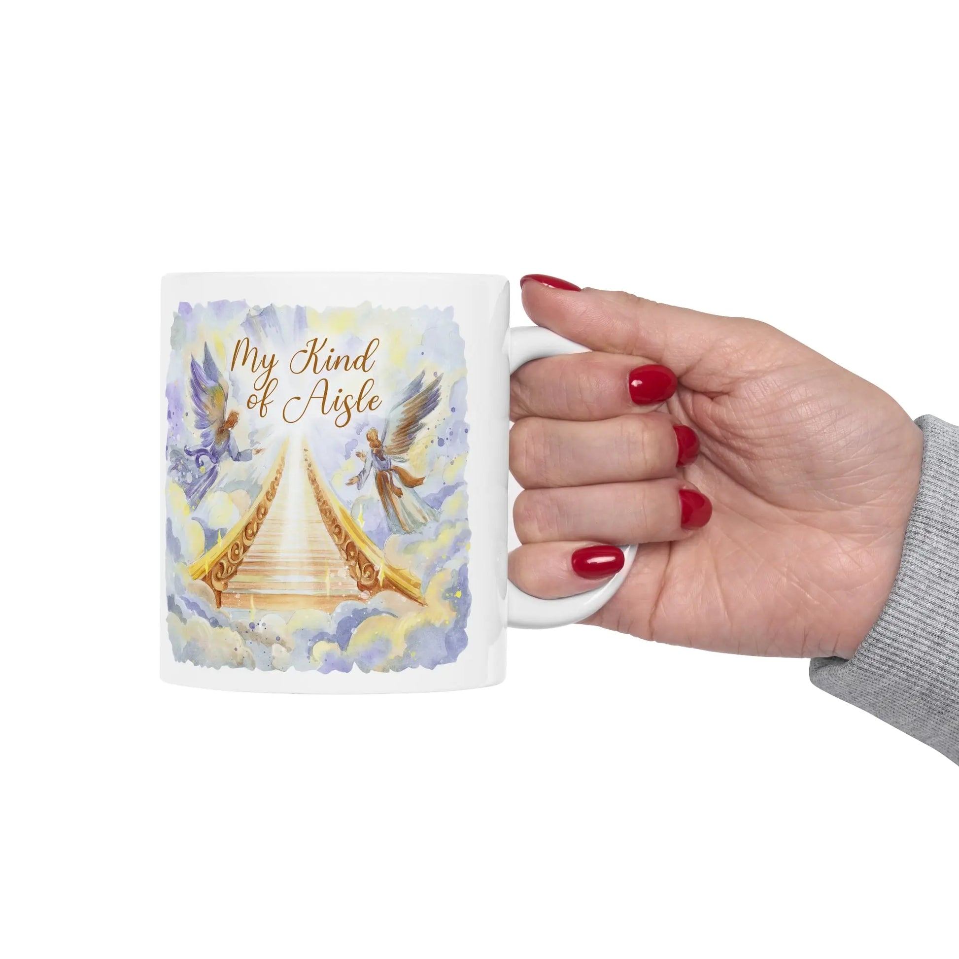 Empowerment Coffee Mug, Inspiring Stairway to Heaven, 11 oz Printify