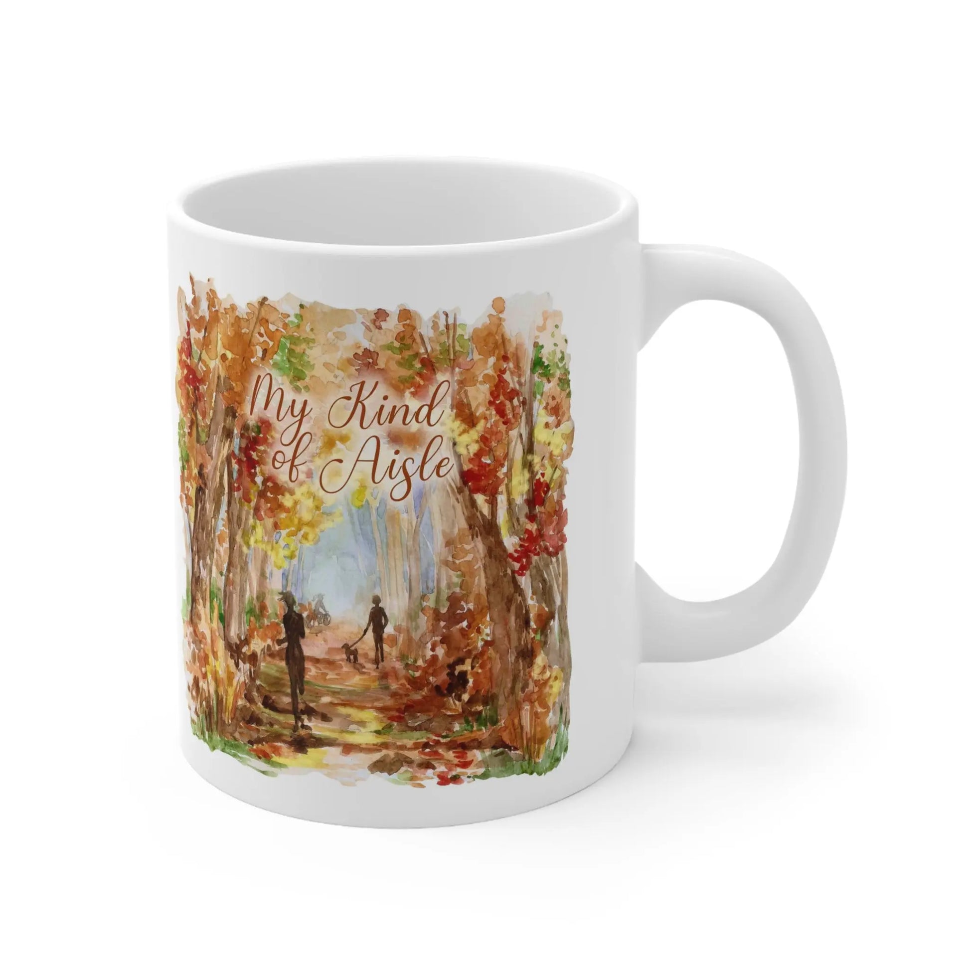 Empowerment Coffee Mug, Inspiring Women's Autumn Trail Cup, 11 oz My Kind of Aisle