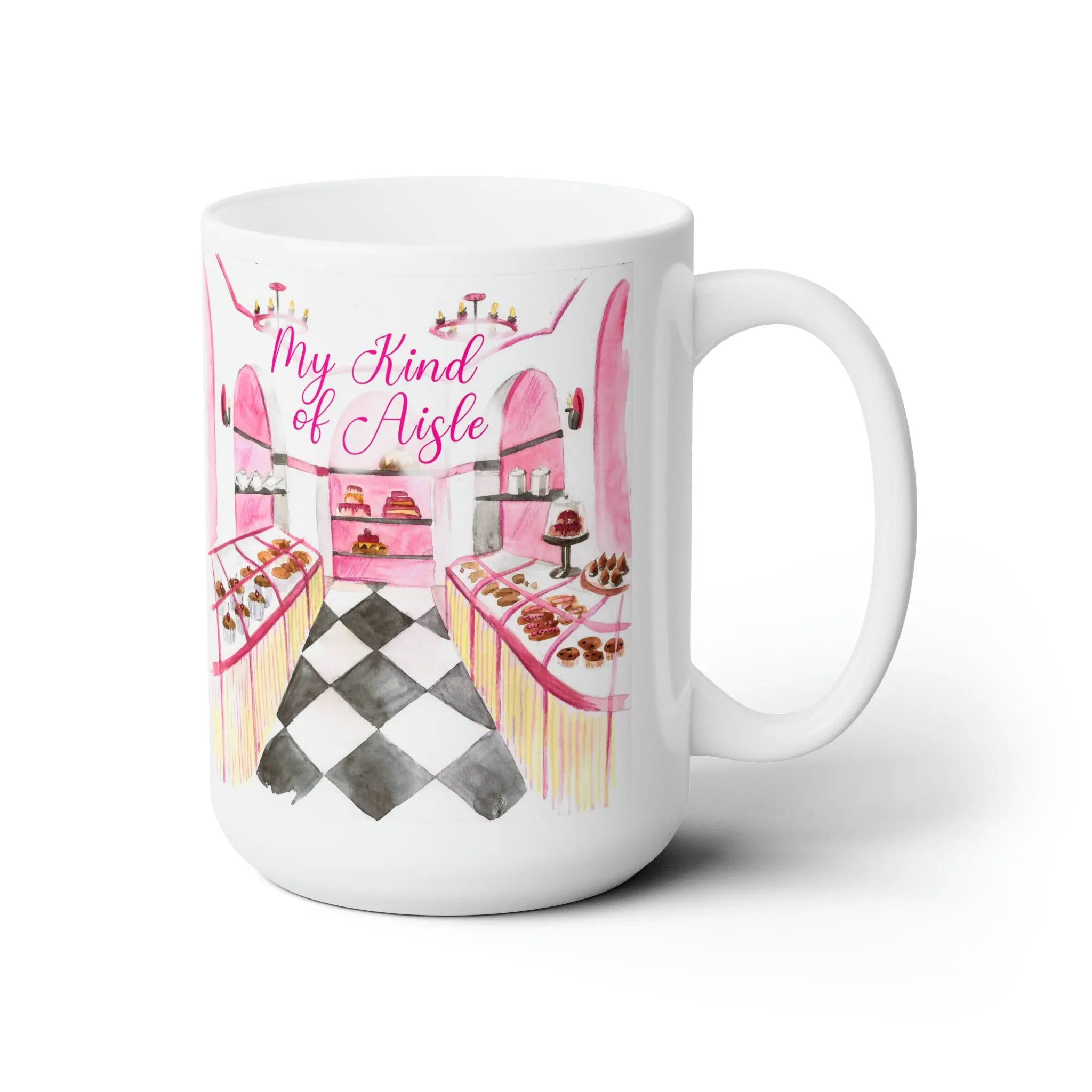 Empowerment Coffee Mug, Inspiring Women's Bakery Cup, 15 oz My Kind of Aisle