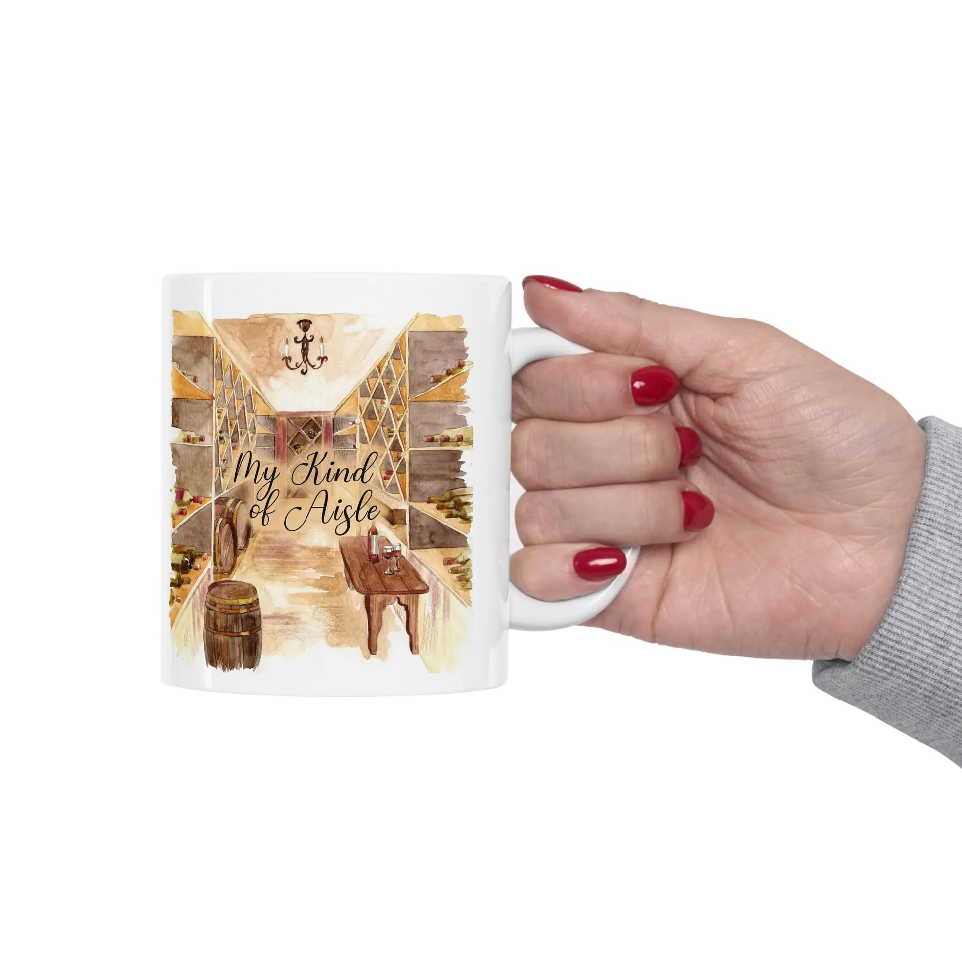 Empowerment Coffee Mug, Inspiring Women's Wine Cup, 11 oz My Kind of Aisle