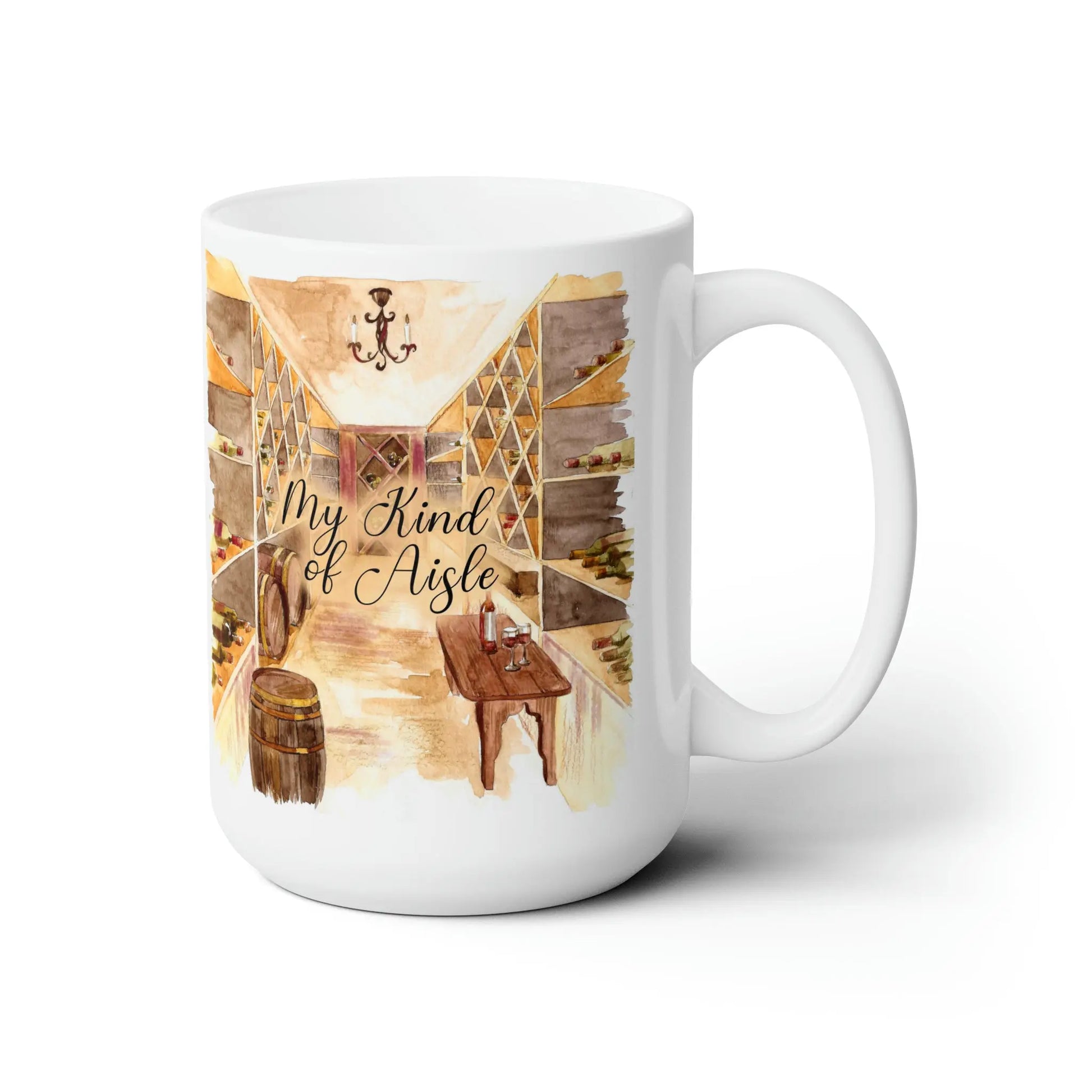 Empowerment Coffee Mug, Inspiring Women's Wine Cup, 15 oz My Kind of Aisle