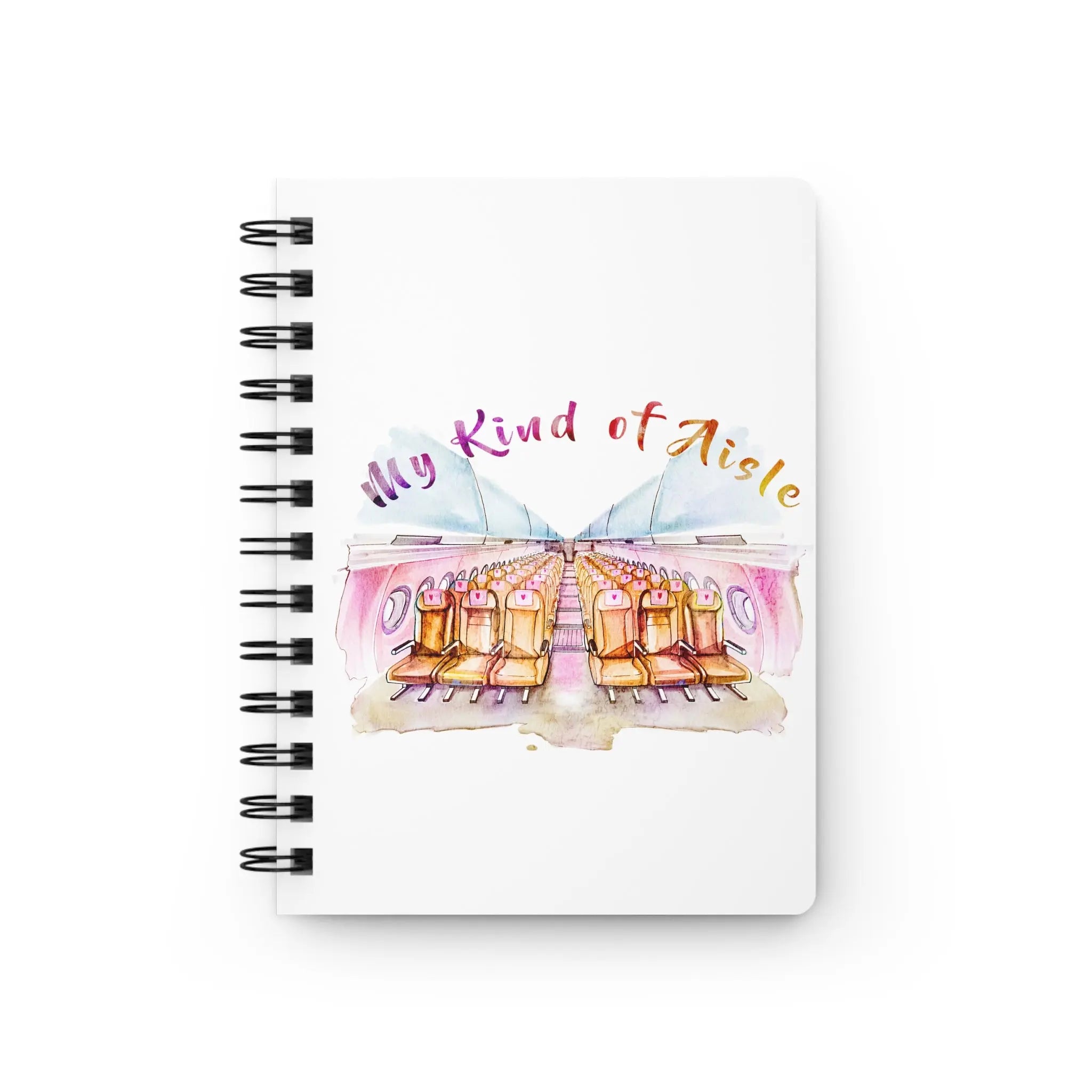 Empowerment Journal, Inspiring Women's Airplane Travel, 5x7, 150 Pages, Pink Printify