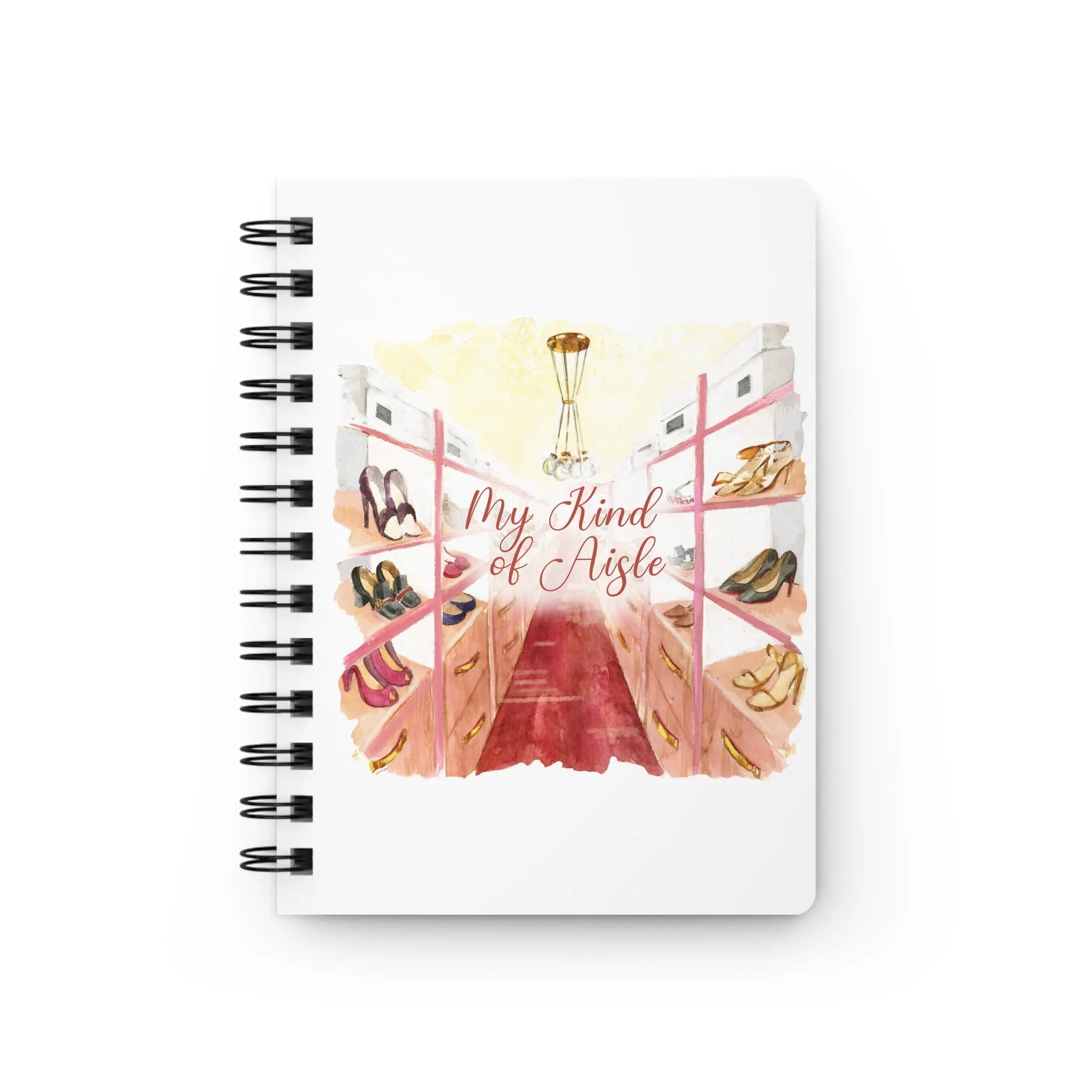Empowerment Journal, Inspiring Women's High-End Shoe, 5x7, 150 Pages My Kind of Aisle