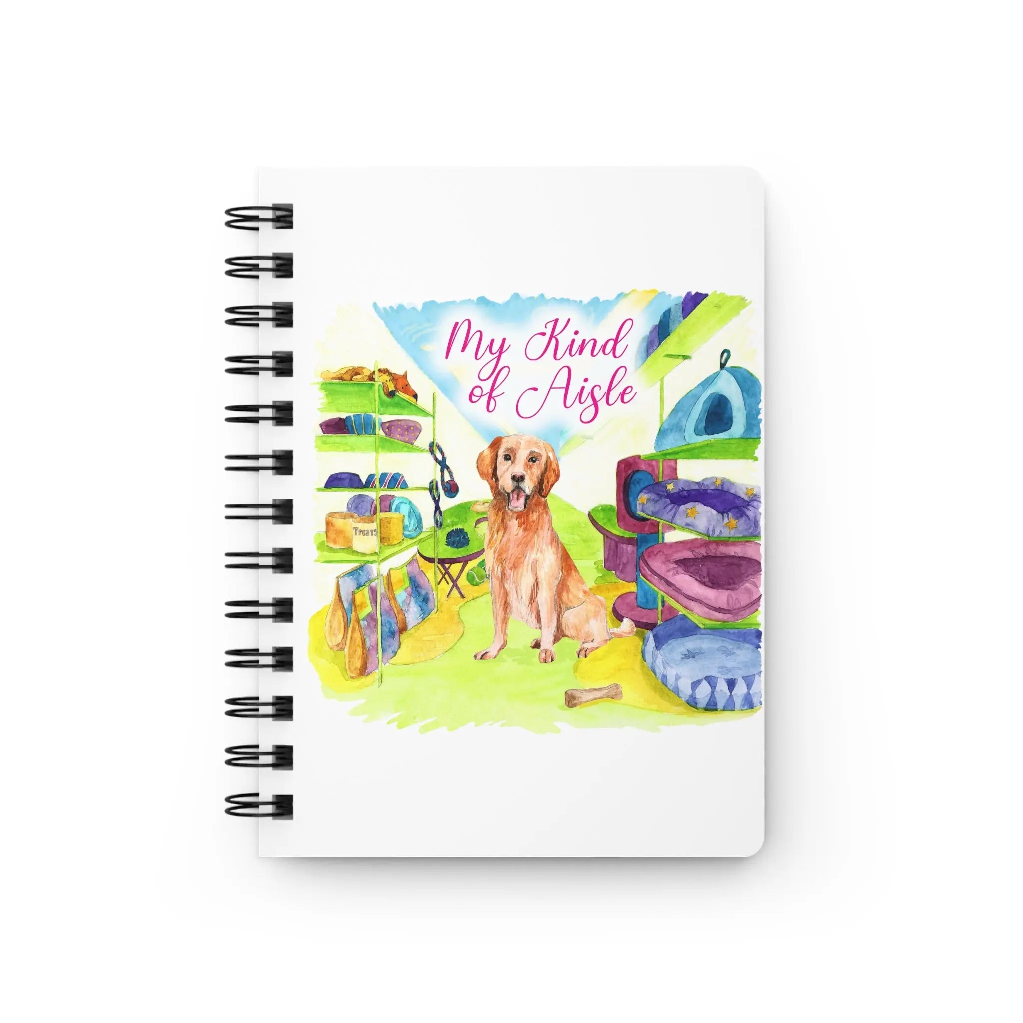 Empowerment Journal, Inspiring Women's Pet Golden Retriever, 5x7, 150 pages My Kind of Aisle