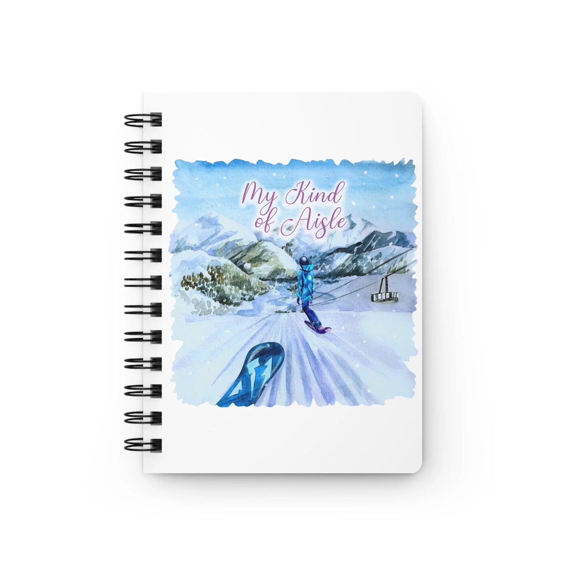 Empowerment Journal, Inspiring Women's Snowboard, 5x7, 150 pages My Kind of Aisle