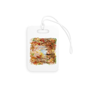 Empowerment Luggage Tag, Inspiring Women's Autumn Trail Travel Bag Accessory