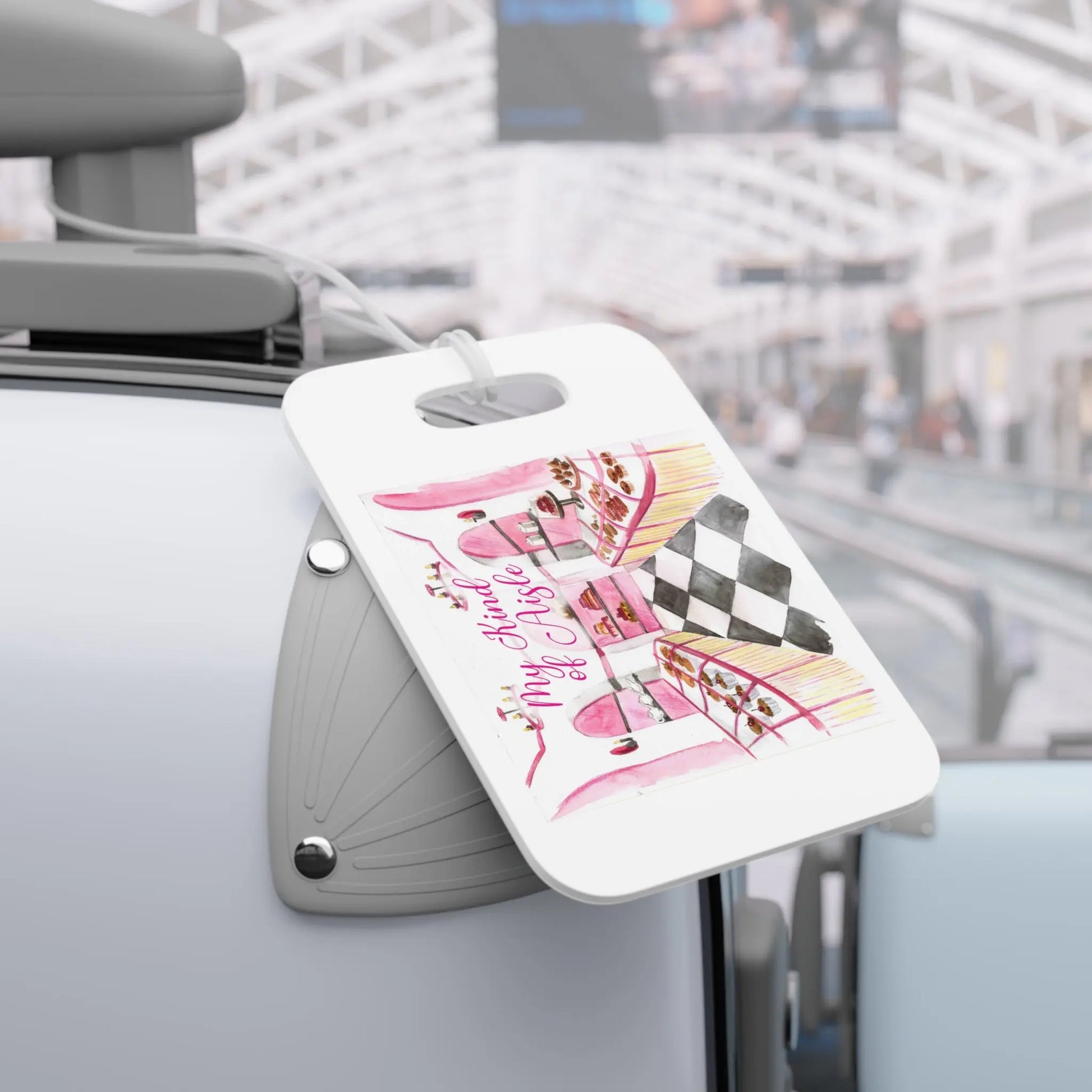 Empowerment Luggage Tag, Inspiring Women's Bakery Travel Bag Accessory My Kind of Aisle