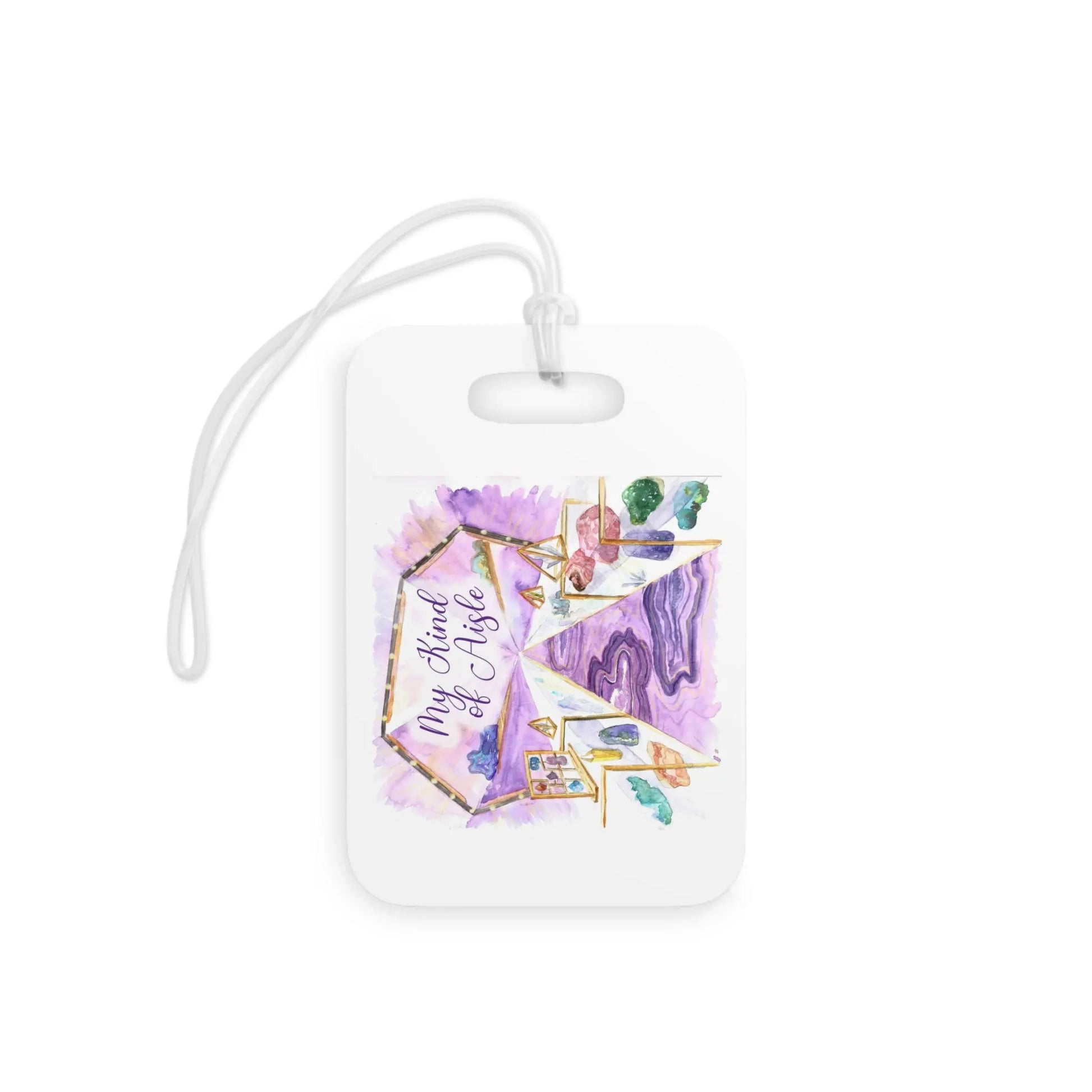 Empowerment Luggage Tag, Inspiring Women's Crystal Shop Travel Bag Accessory My Kind of Aisle