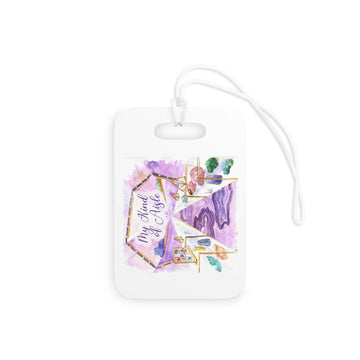 Empowerment Luggage Tag, Inspiring Women's Crystal Shop Travel Bag Accessory