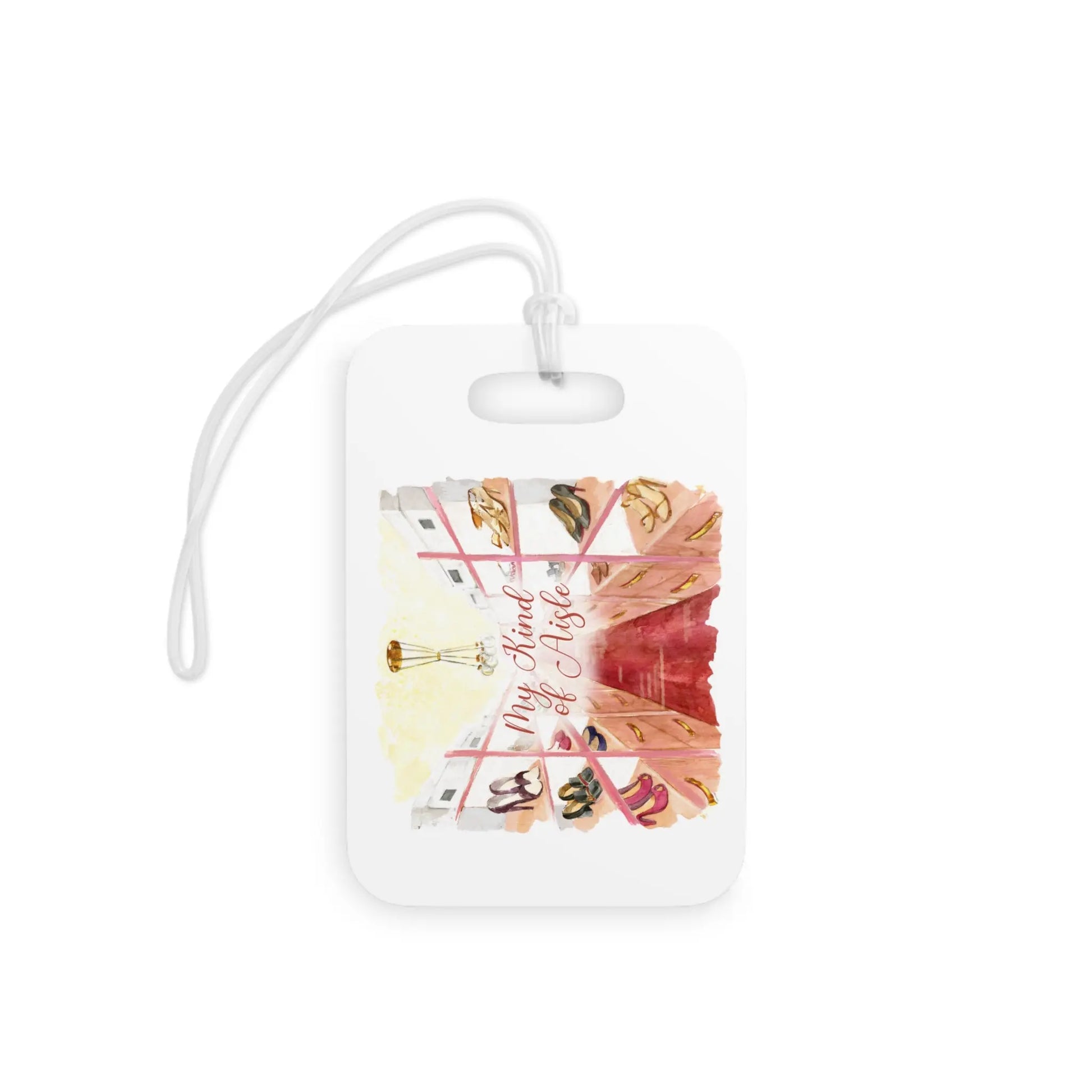 Empowerment Luggage Tag, Inspiring Women's High End Shoe Aisle Travel Accessory My Kind of Aisle