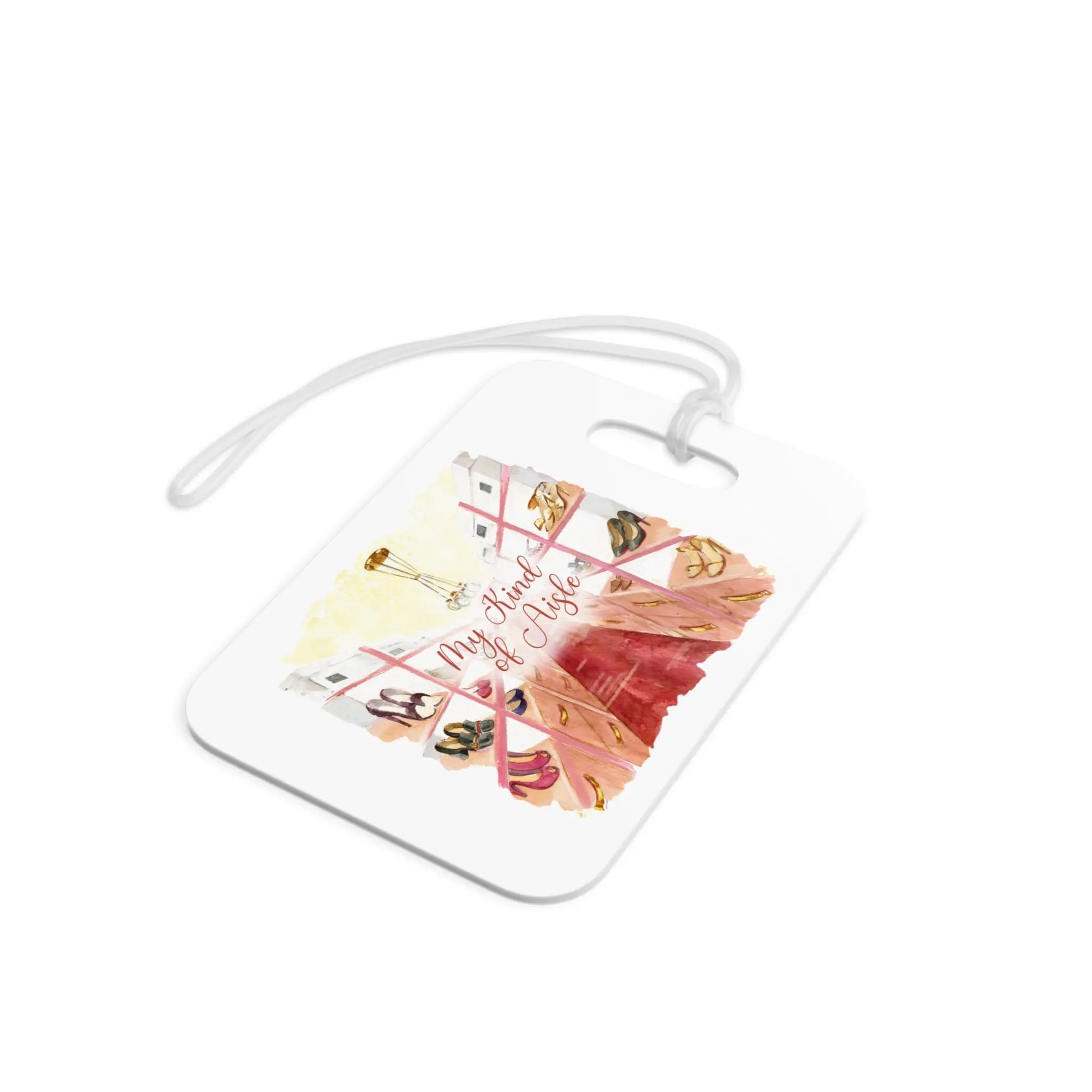 Empowerment Luggage Tag, Inspiring Women's High End Shoe Aisle Travel Accessory My Kind of Aisle
