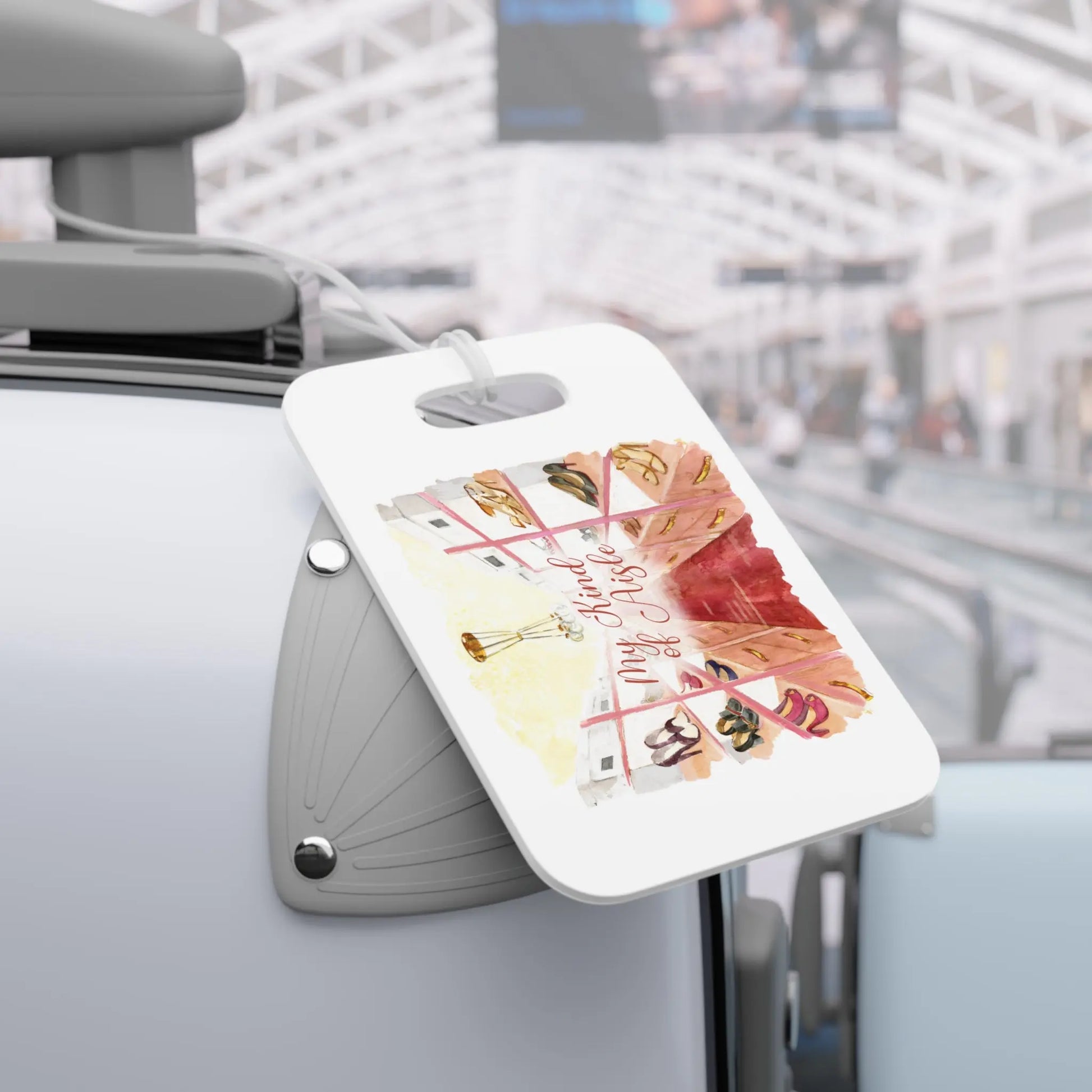 Empowerment Luggage Tag, Inspiring Women's High End Shoe Aisle Travel Accessory My Kind of Aisle