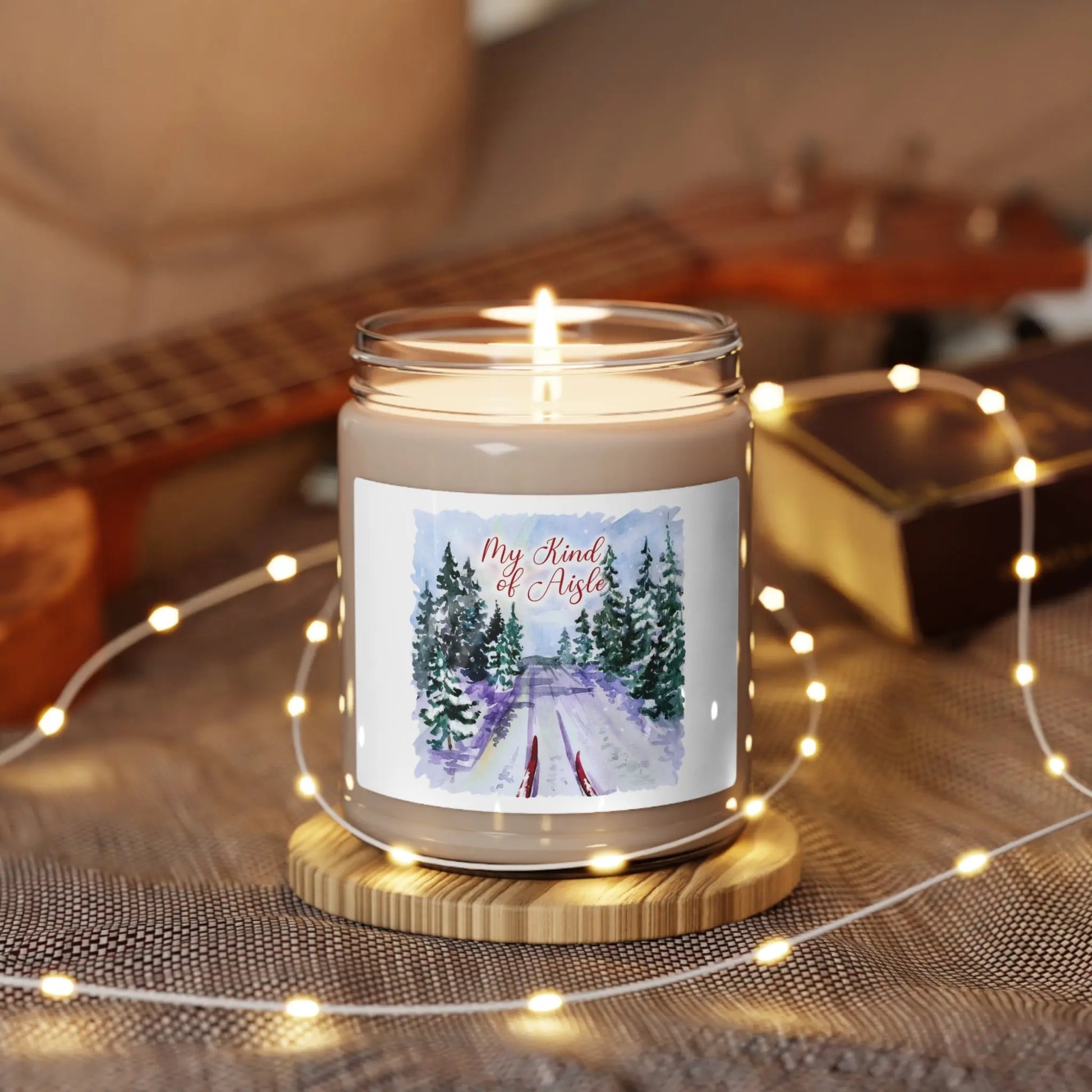 Empowerment Scented Candle, Inspiring Women's Cross Country Ski My Kind of Aisle