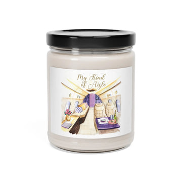 Empowerment Scented Candle, Inspiring Women's Luxury Private Jet Airplane Travel Printify