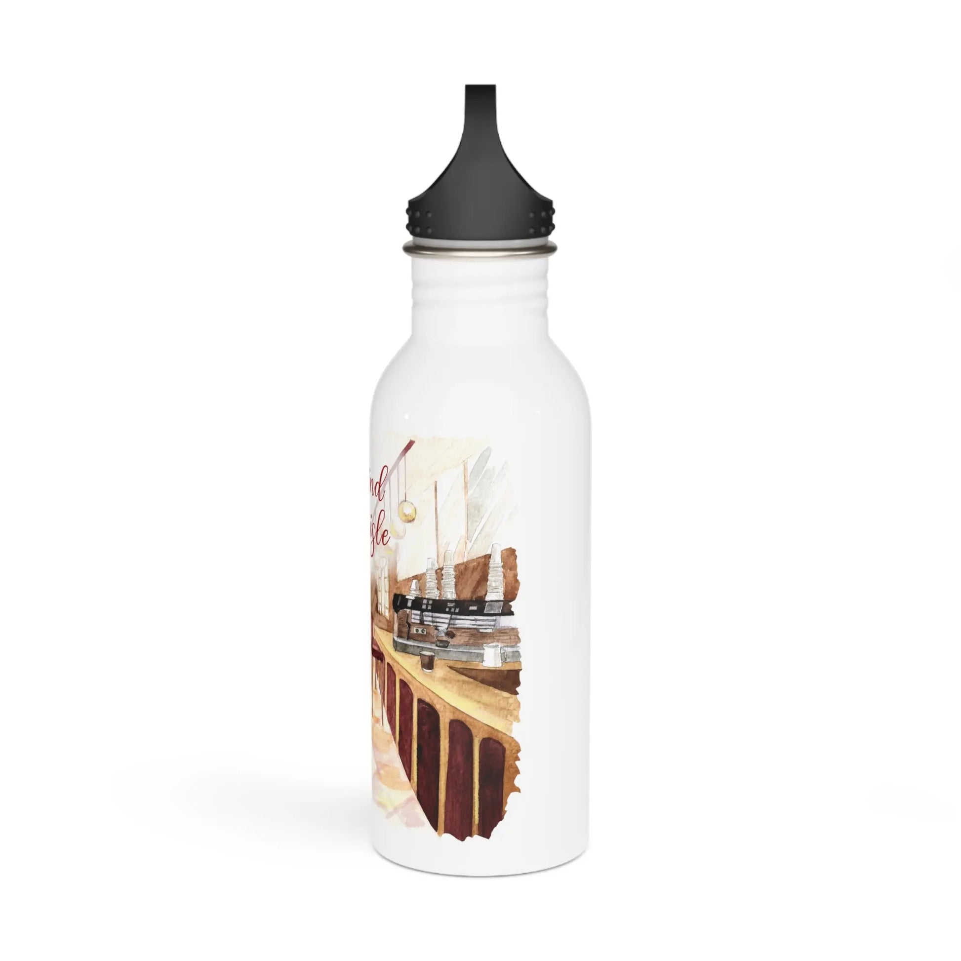 Empowerment Water Bottle, Inspiring Women's Chic Coffee Shop, 20 oz Printify