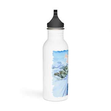 Empowerment Water Bottle, Inspiring Women's Downhill Ski, 20 oz