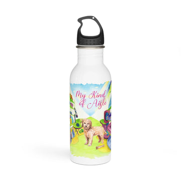 Empowerment Water Bottle, Inspiring Women's Pet Golden Doodle, 20 oz