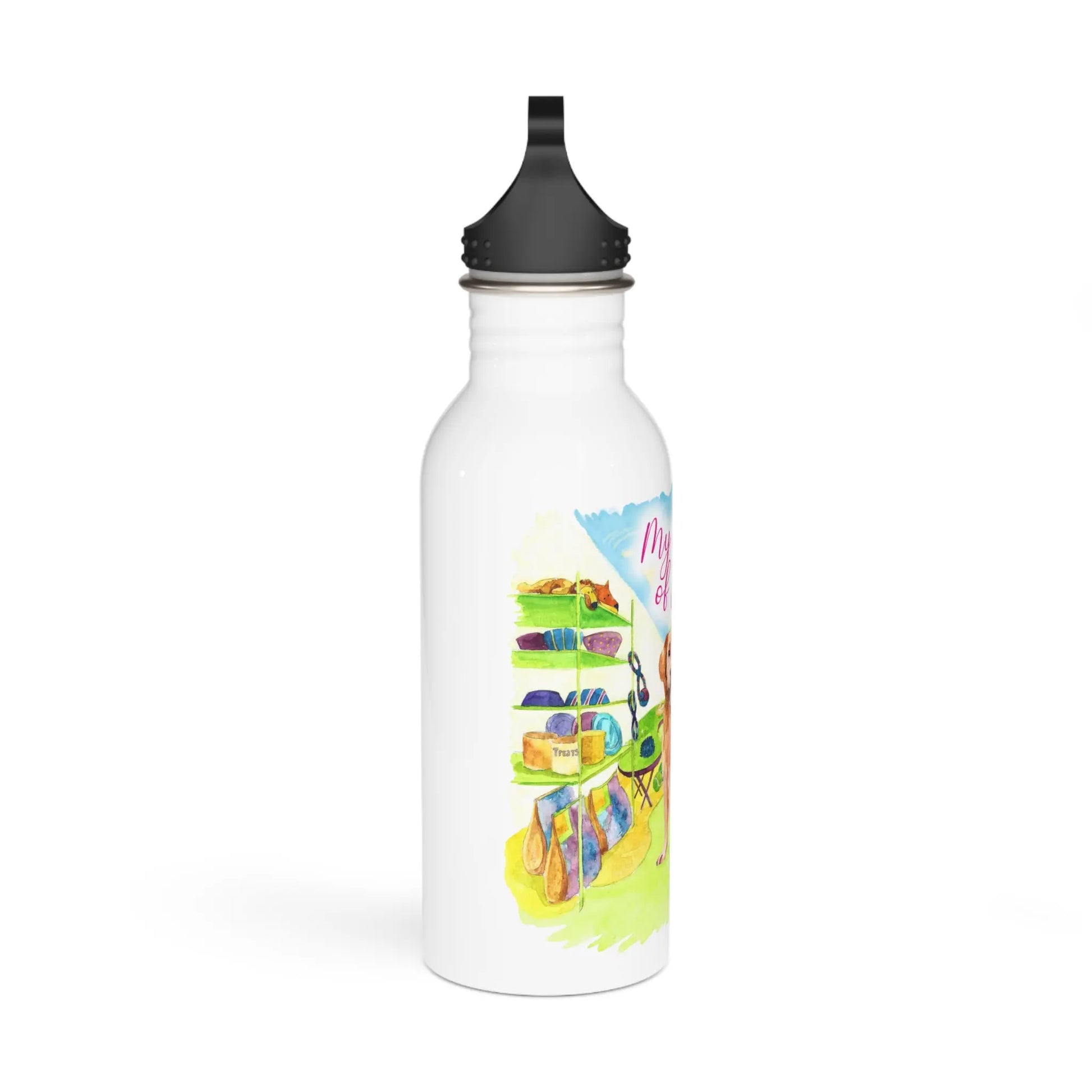 Empowerment Water Bottle, Inspiring Women's Pet Golden Retriever, 20 oz My Kind of Aisle