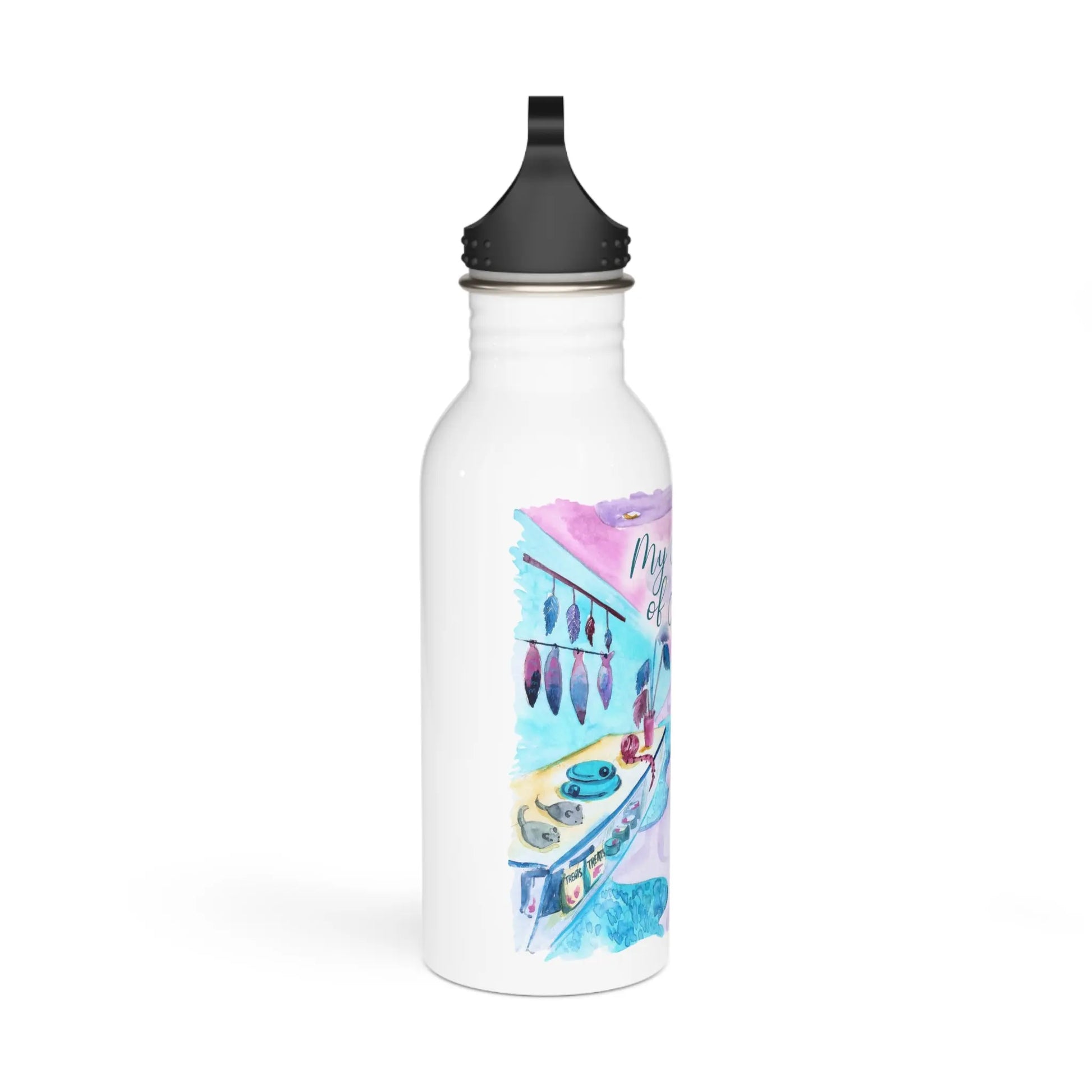 Empowerment Water Bottle, Maine Coon Cat, Inspiring Women's Pet, 20 oz My Kind of Aisle