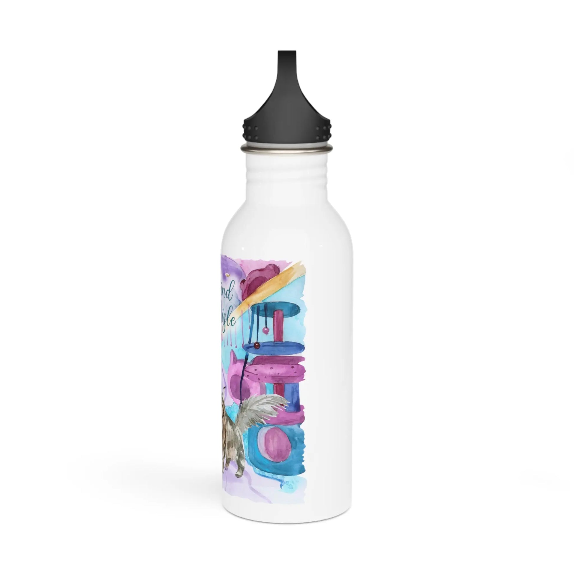 Empowerment Water Bottle, Maine Coon Cat, Inspiring Women's Pet, 20 oz My Kind of Aisle